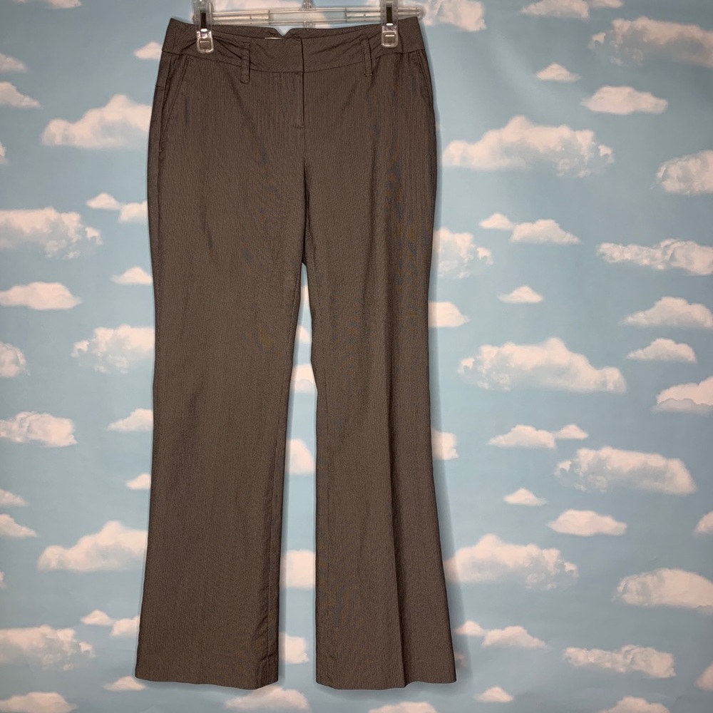 Loft- Gray Striped Trousers size 00P - Picture 1 of 7